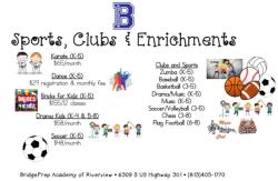 Sports, Clubs and Enrichment Offerings